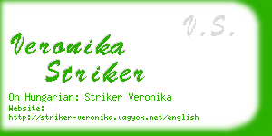 veronika striker business card